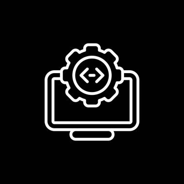 bilgisayar yazılım simgesi, vektör illüstrasyonu