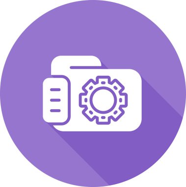 dosya belgesi simgesi, vektör illüstrasyonu 