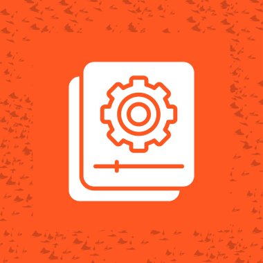 Belge Otomasyon simgesi, vektör illüstrasyonu  