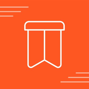 Yer imi simgesi işareti, vektör illüstrasyonu 