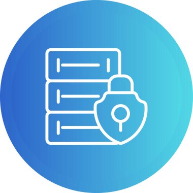 Sunucu web simgesi, vektör çizim