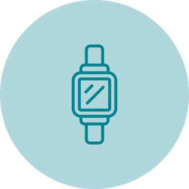 Modern Smartwatch simgesinin vektör çizimi    