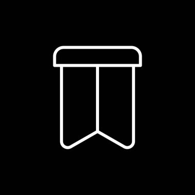 Yer imi simgesi işareti, vektör illüstrasyonu 