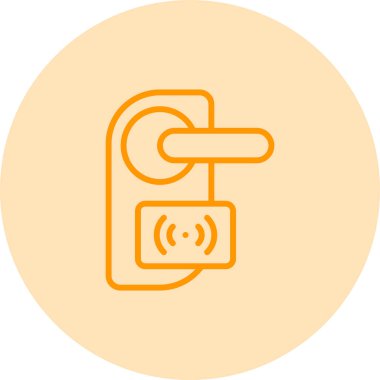 anahtar simgesi, vektör illüstrasyonu basit tasarım