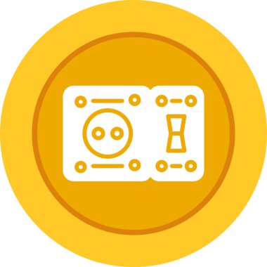 Anahtarı simge vektör çizim