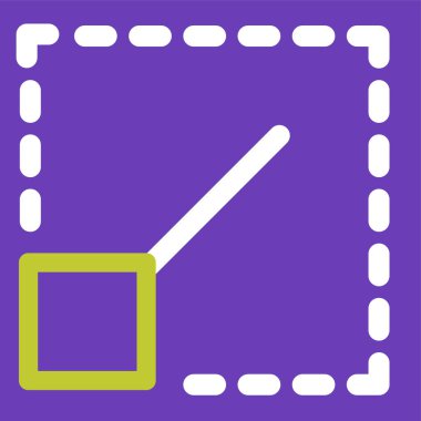 vektör çizim ölçek simgesi