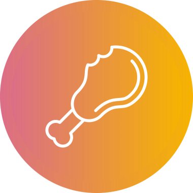 Tavuk ağı simgesi, basit vektör illüstrasyonu