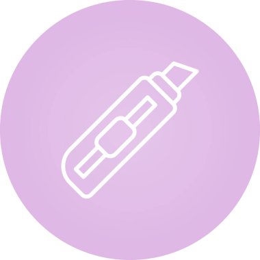 Bıçak. Web simgesi basit illüstrasyon