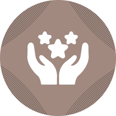 Glory web simgesinin vektör illüstrasyonu