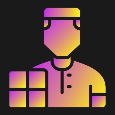 user icon, vector illustration simple design