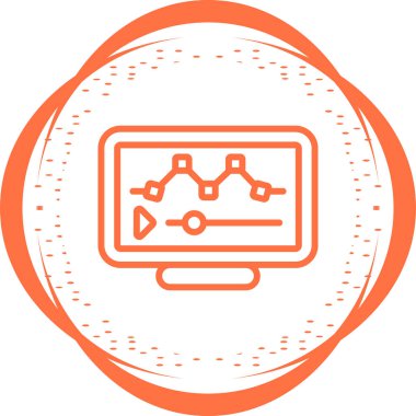 Modern görüntü düzenleme simgesinin vektör illüstrasyonu