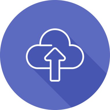 Sunucu simgesi, vektör illüstrasyonu basit tasarım