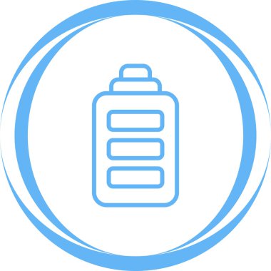 pil ağ simgesi, basit vektör illüstrasyonu