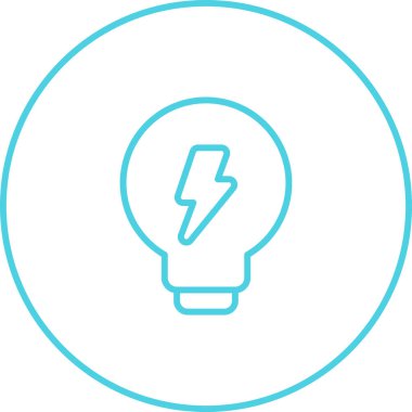 Bir fikrim var. Web simgesi basit illüstrasyon 