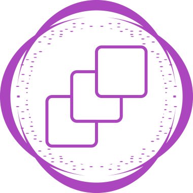 Katman simgesinin web illüstrasyonu