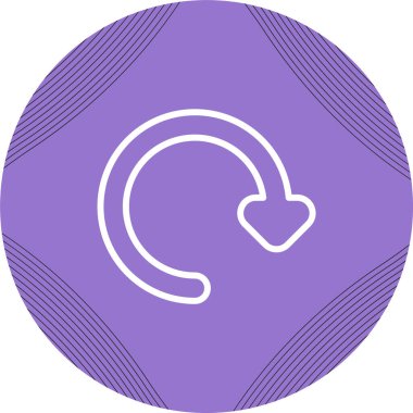 Sembolü çevir. Web simgesi basit tasarım