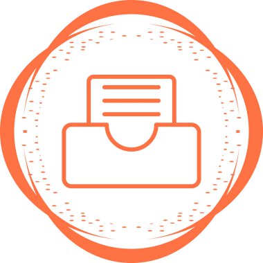 Giden Tabaka Web simgesi basit illüstrasyon