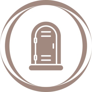 Acil tuvalet. Web simgesi basit illüstrasyon