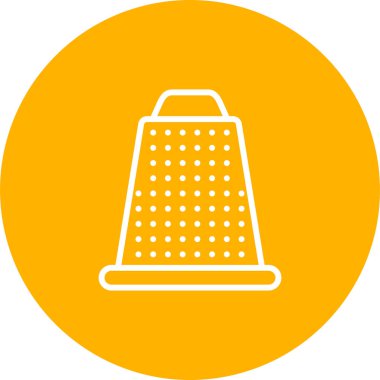 grater simgesi, web basit illüstrasyon