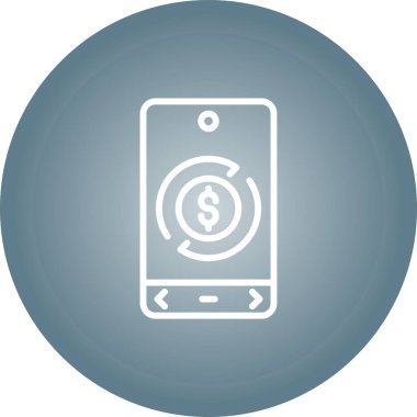 para değişimi simgesi, vektör illüstrasyonu 