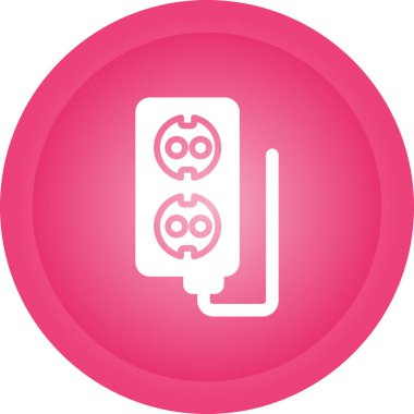 soket ağ simgesi vektör illüstrasyonu