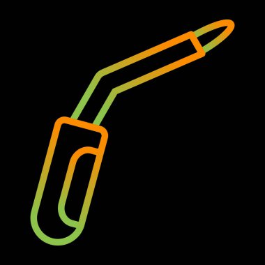 Kaynak makinesi simgesi. vektör illüstrasyonu     