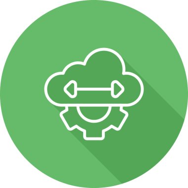  Elastisite Web simgesi vektör illüstrasyonu 