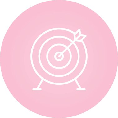 hedef ağ simgesi, vektör illüstrasyonu