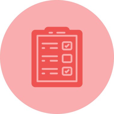  Yapılacaklar listesi web simgesi basit illüstrasyon