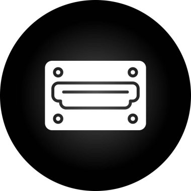 hdmi simgesi, web tasarımı için resimleme