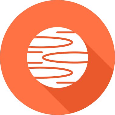 Gezegen simge vektör çizim 