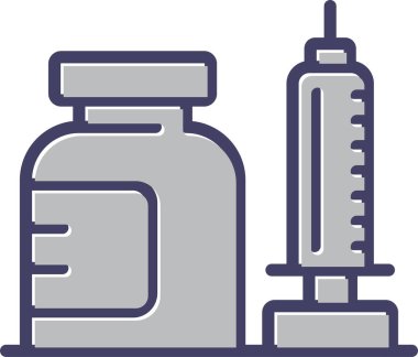 - Uyuşturucu. Web simgesi basit illüstrasyon