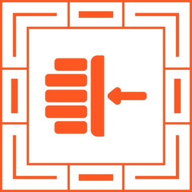 margin web simgesi, vektör illüstrasyon tasarımı 