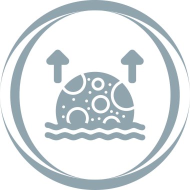 Ay ağ simgesinin vektör illüstrasyonu