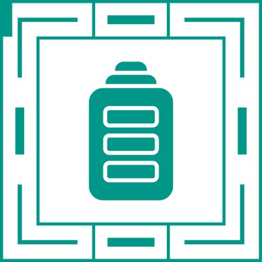 pil ağ simgesi, basit vektör illüstrasyonu