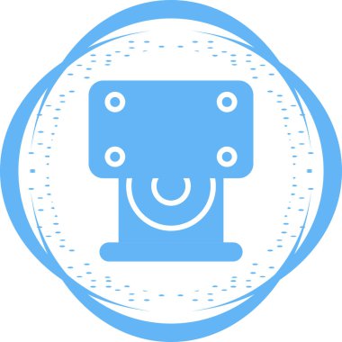 CD ROM sürücüsü. Web simgesi basit illüstrasyon