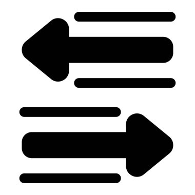 ok simgesi, vektör illüstrasyonu 