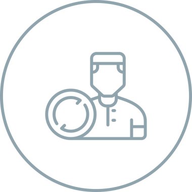 user icon, vector illustration simple design