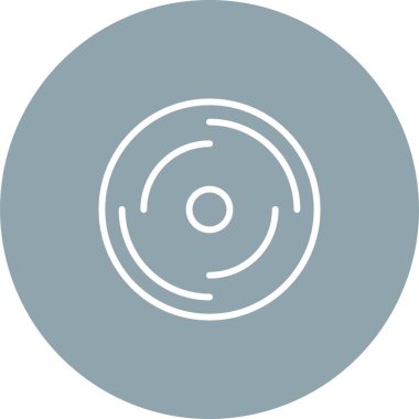 Disk modern simgesinin vektör illüstrasyonu