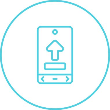 Web simge vektör çizim upload