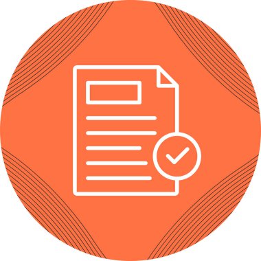  Kabullenme web simgesi vektör illüstrasyonu