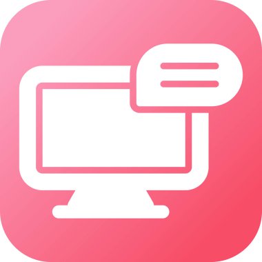 Bilgisayar web simge vektör çizim