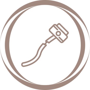 Kırık Kablo ağ simgesi, basit vektör illüstrasyonu