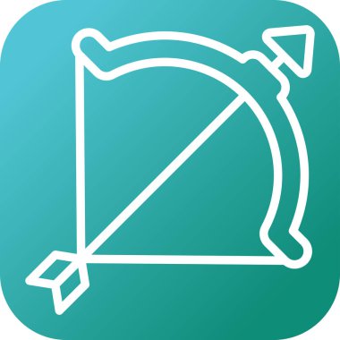 Yay ve ok simge vektör çizim 