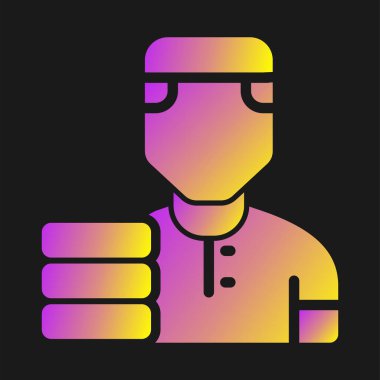 user icon, vector illustration simple design