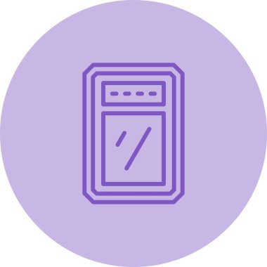 Oyun ikonu. Siluet tarzı. Oyun konsolu. Video oyunu ikonu. Vektör İllüstrasyonu