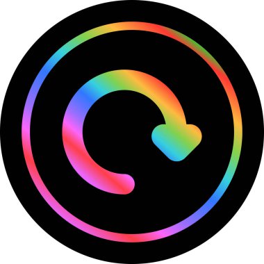 Sembolü çevir. Web simgesi basit tasarım