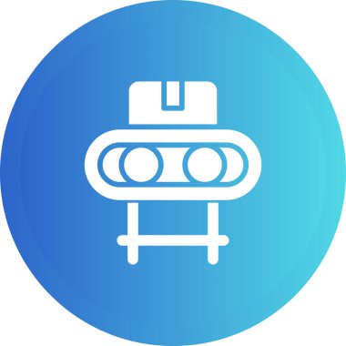 Taşıyıcı Şerit simgesi, vektör illüstrasyonu 