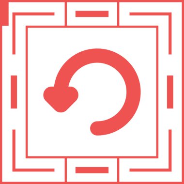 Sembolü çevir. Web simgesi basit tasarım