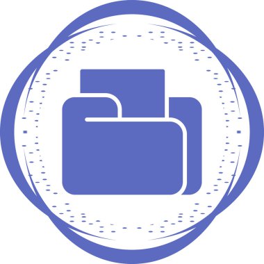 dosya dizini simgesi, vektör illüstrasyonu basit tasarım